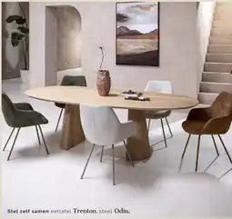 Eijerkamp Stel zelf samen eettafel Trenton stoel Odin aanbieding
