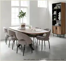 Eijerkamp Stel zelf samen stoel Arca. eettafel & boekenkast Evo. aanbieding