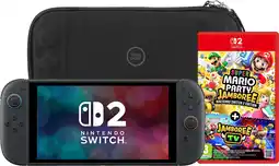 Coolblue Nintendo Switch 2 + Super Mario Party Jamboree + BlueBuilt Beschermhoes aanbieding