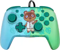 Bol.com PDP Gaming Faceoff Deluxe+ Audio Wired Controller - Animal Crossing (Nintendo Switch/Switch OLED) aanbieding