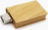 Bol.com Ulticool USB-stick Boek Hout - 8 GB - Boeken - Bruin aanbieding