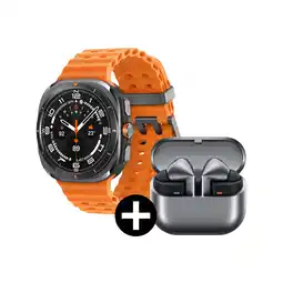 MediaMarkt Samsung Sport Pack Galaxy Watch Ultra & Buds3 Pro Zilver aanbieding