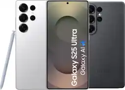 Coolblue Samsung Galaxy S25 Ultra 256GB Wit 5G + Samsung Kindsuit Back Cover Zwart aanbieding