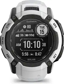 Wehkamp Garmin smartwatch Instinct 2X Solar wit aanbieding