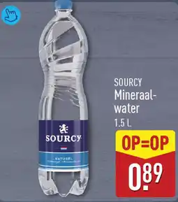 ALDI Sourcy mineraalwater aanbieding