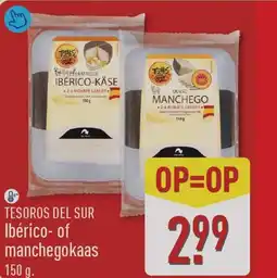 ALDI Tesoros del sur ibérico of manchegokaas aanbieding