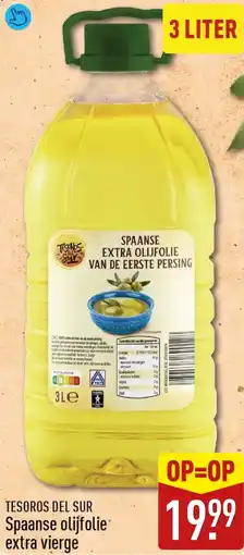 ALDI Tesoros del sur Spaanse olijfolie extra vierge aanbieding