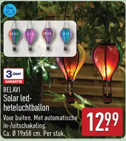 ALDI Belavi Solar led heteluchtballon aanbieding