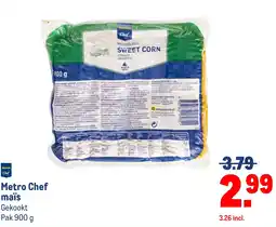 Makro Metro Chef maïs aanbieding