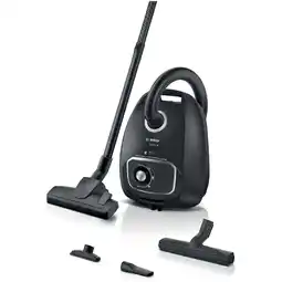 Expert Bosch BGL41BA3H Stofzuiger met zak Zwart aanbieding