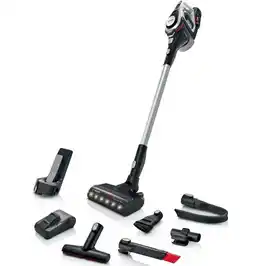 MediaMarkt Bosch Draadloze Bss82sil1 - Steelstofzuiger Incl. Kruimelzuiger Accuduur 45 Min Grijs aanbieding