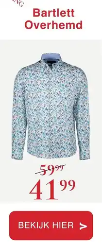 Van Dal Mannenmode Bartlett Overhemd aanbieding