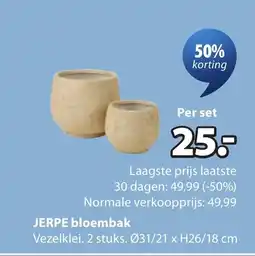 Jysk Jerpe bloembak aanbieding