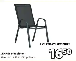 Jysk Leknes stapelstoel aanbieding