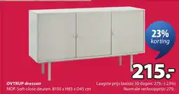 Jysk Ovtrup dressoir aanbieding