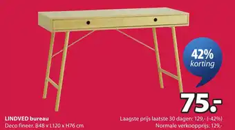 Jysk Lindved bureau aanbieding