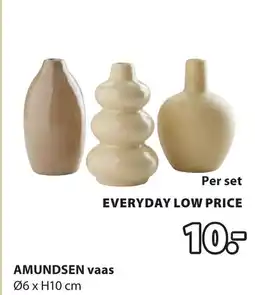 Jysk Amundsen vaas aanbieding