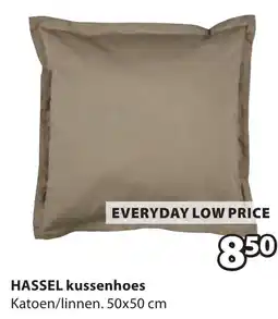 Jysk Hassel kussenhoes aanbieding