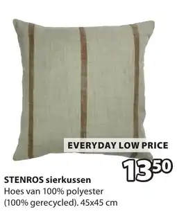 Jysk Stenros sierkussen aanbieding