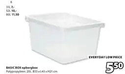 Jysk Basic box opbergbox aanbieding