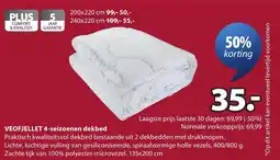 Jysk Veofjellet 4-seizoenen dekbed aanbieding
