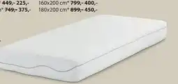 Jysk Wellpur kvita schuimmatras aanbieding