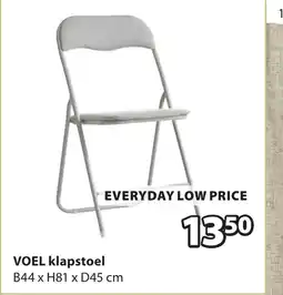 Jysk Voel klapstoel aanbieding