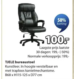Jysk Tjele bureaustoel aanbieding