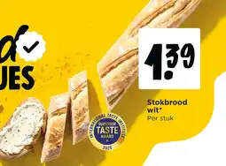 Jumbo Stokbrood wit aanbieding