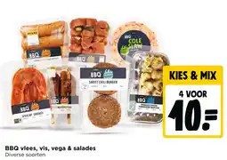 Jumbo BBQ vlees, vis, vega & salades aanbieding