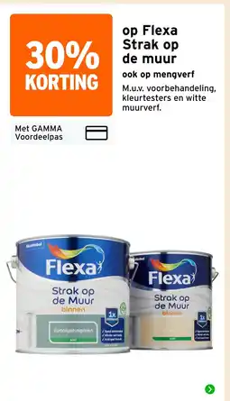 GAMMA op Flexa Strak op de muur aanbieding