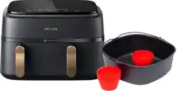 Coolblue Philips 3000 series Dual Basket NA352/00 + Bakmeesterset aanbieding
