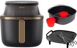 Coolblue Philips Airfryer XXL 3000 Serie NA342/00 + Grillkit + Bakset aanbieding