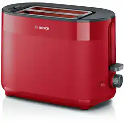Expert Bosch TAT2M124 Broodrooster Rood aanbieding