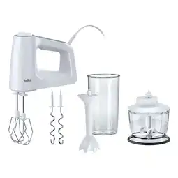 Expert Braun HM3135 WH Mixer Wit aanbieding