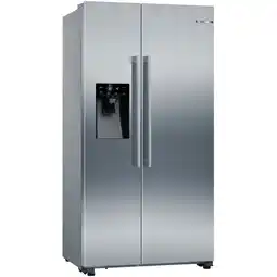 Expert Bosch KAD93AIDP Amerikaanse koelkast Grijs aanbieding