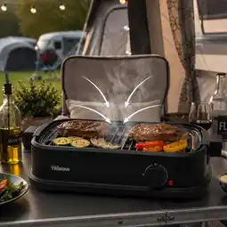 Action Tristar elektrische tafelgrill met afzuiging aanbieding