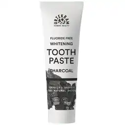 Holland & Barrett 2e product 50% korting | Urtekram Tandpasta Charcoal Whitening Fluoridevrij - 75ml aanbieding