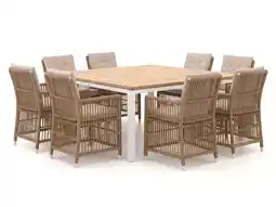 Kees Smit Manifesto Ortello/Linosa 160x160cm dining tuinset 9-delig aanbieding