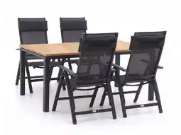 Kees Smit Bellagio Avenza/Linosa 180cm dining tuinset 5-delig verstelbaar aanbieding
