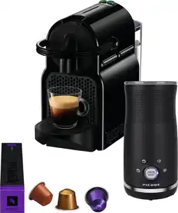 Coolblue De'Longhi Nespresso Inissia EN80.B + Pierre Melkopschuimer aanbieding