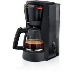 Expert Bosch TKA2M113 Koffiefilter apparaat Zwart aanbieding