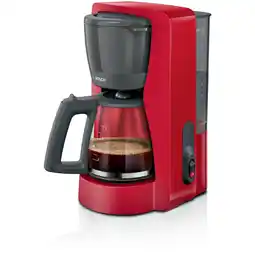 Expert Bosch TKA2M114 Koffiefilter apparaat Rood aanbieding