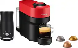 Coolblue Krups Nespresso Vertuo Pop XN9205 Spicy Red + Pierre Melkopschuimer aanbieding