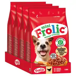 Zooplus 6kg (4x1,5kg) Frolic Mini Gevogelte droog hondenvoer aanbieding
