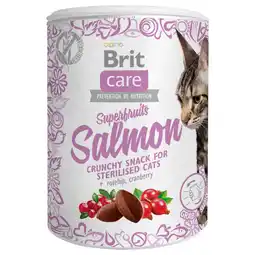 Zooplus 100g Brit Care Cat Snack Superfruits & Zalm Kattensnacks aanbieding