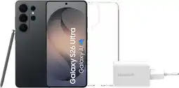 Coolblue Samsung Galaxy S26 Ultra 256GB Zwart 5G + Basis Accessoirepakket aanbieding