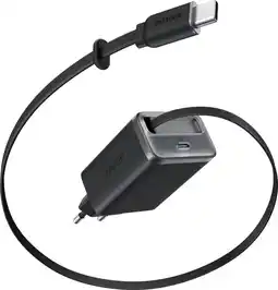 Coolblue Anker Nano Oplader met Usb C poort en kabel 35W Zwart aanbieding