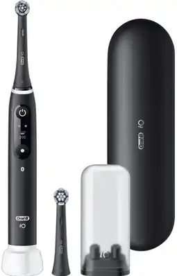 Coolblue Oral-B iO 6N Zwart + extra iO Gentle Care opzetborstel aanbieding