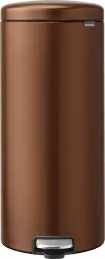 Coolblue Brabantia NewIcon Pedaalemmer 30 liter Warm Bronze aanbieding